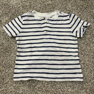 Janie and Jack Striped Blue and White T-Shirt